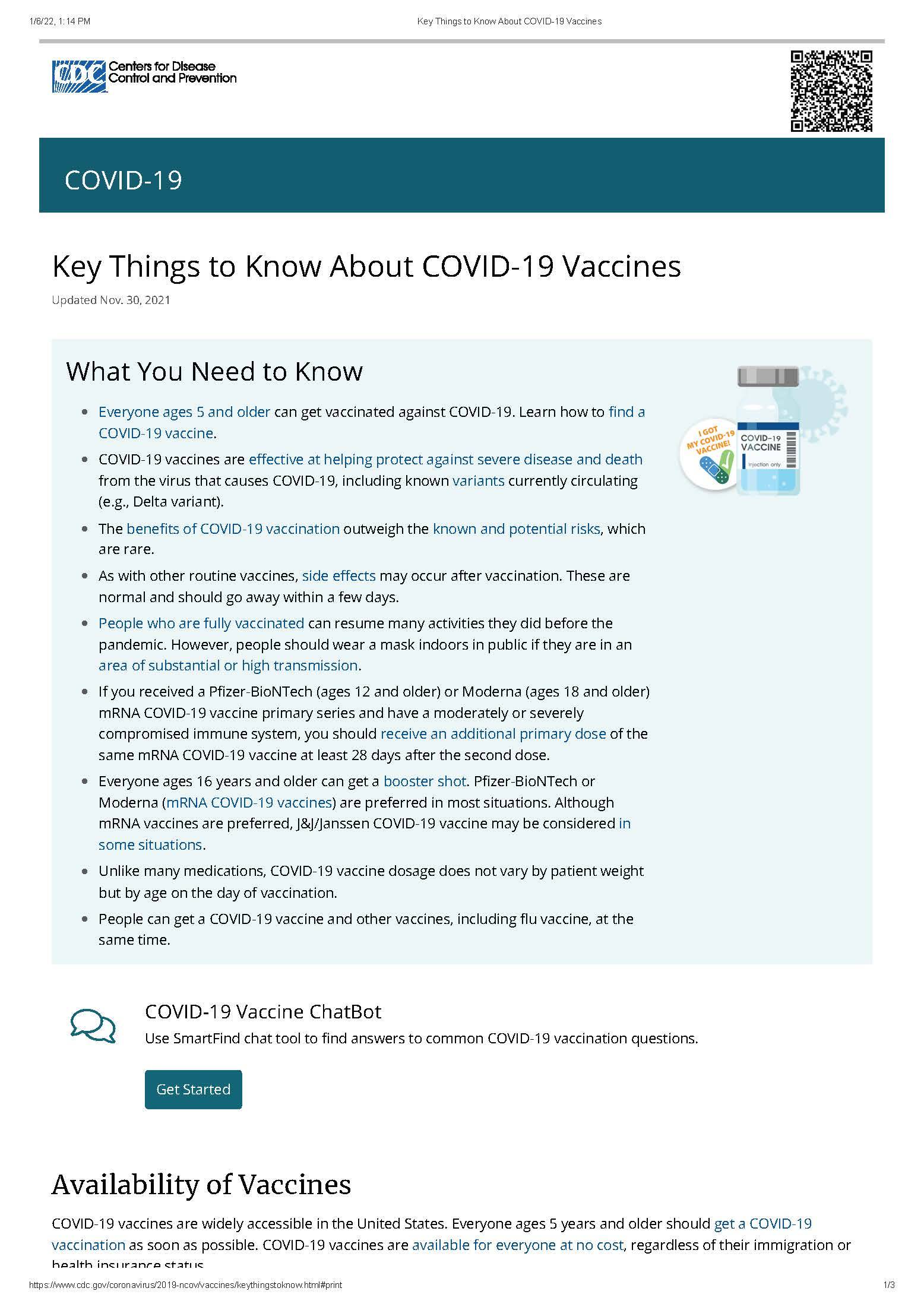Key things to know about COVID-19