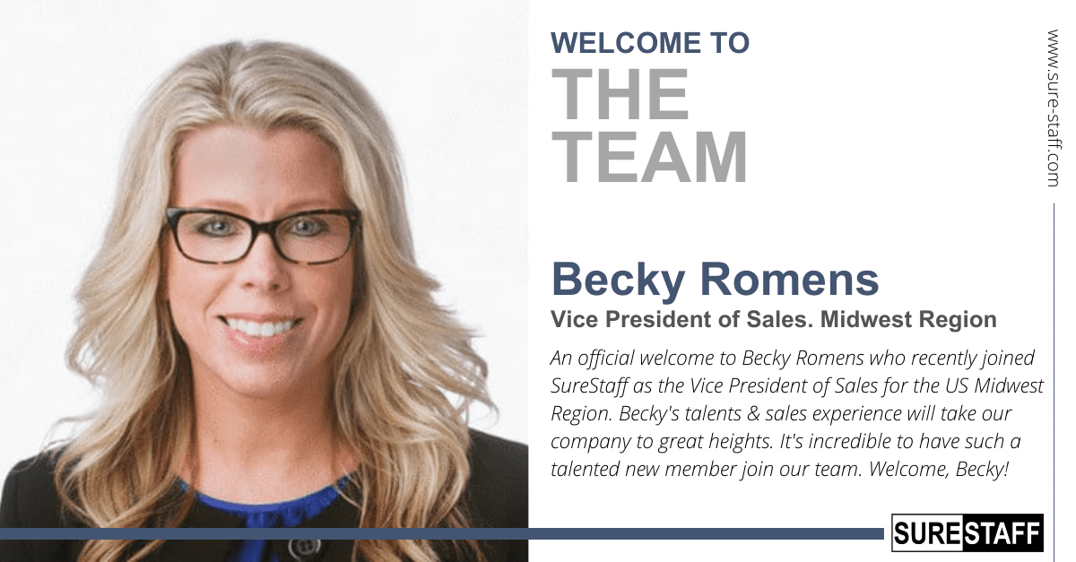 Becky Romens, VP of Sales, Midwest Region, Workforce Solutions Group